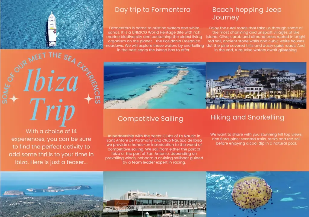 Meet the Sea - Folleto grupos privados